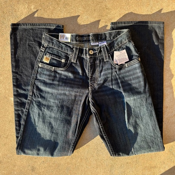 NWT Men’s Cinch Carter 2.4 Stretch Mid Rise Relaxed Fit Boot Cut Jeans (30x34) - Picture 5 of 12